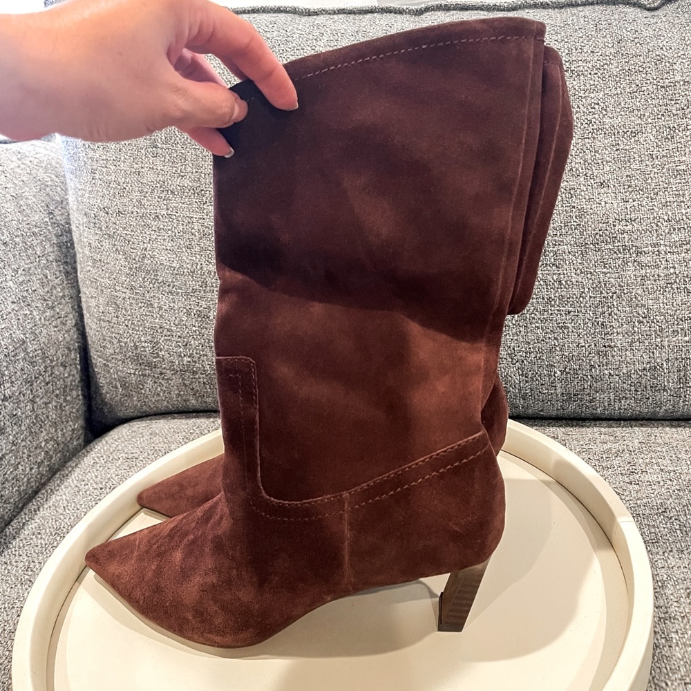 Who What Wear suede boots